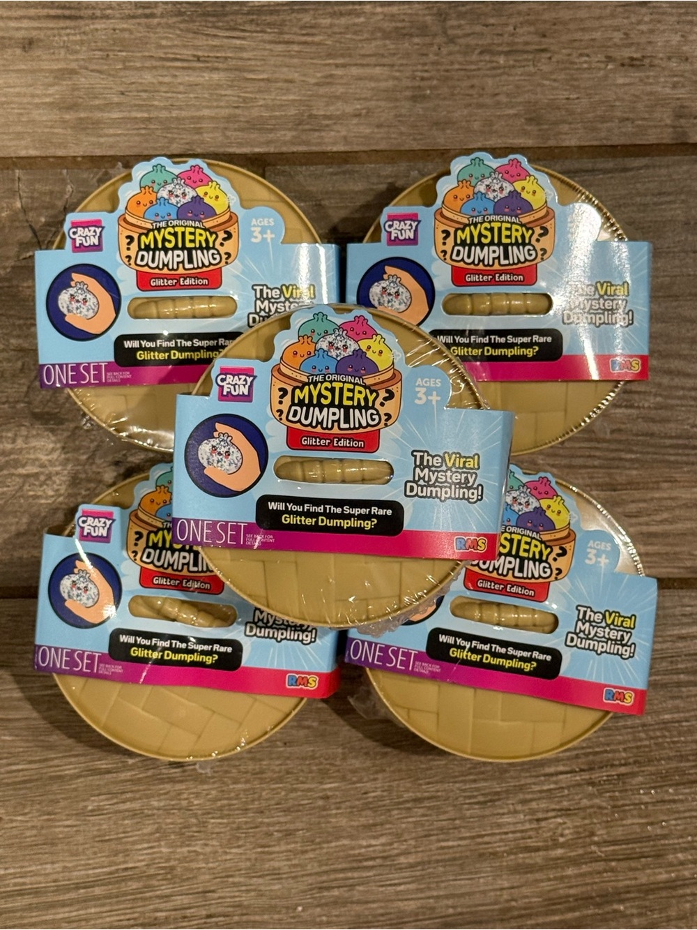 Mystery Dumpling Glitter Edition - Set of 5 Possible rare glitter dumpling. - Picture 2 of 5